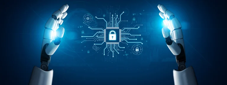 AI safeguarding cyber security system banner