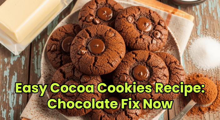 Easy Cocoa Cookies Recipe: Chocolate Fix Now