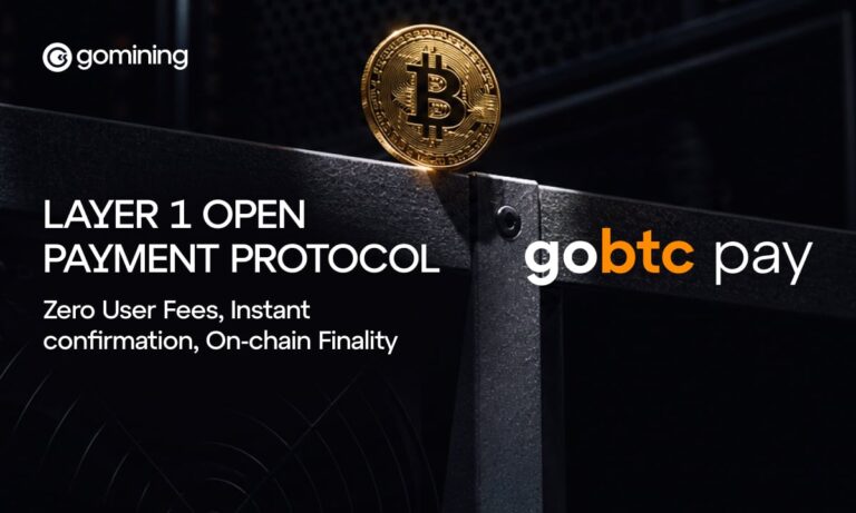 GoMining Launches GoBTC Pay to Bring Native Instant Payments to Bitcoin - Brave New Coin