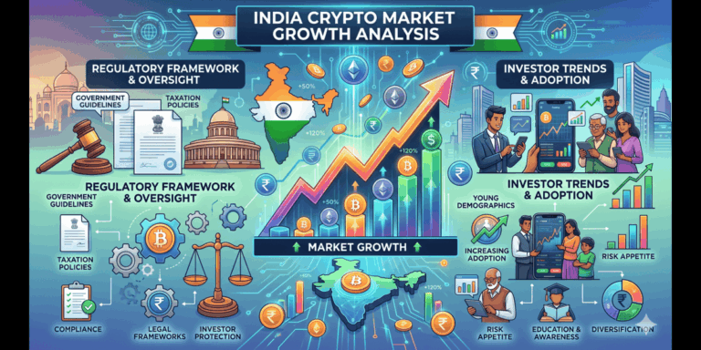 India Crypto Market Growth Analysis: Regulatory Framework and Investor Trends