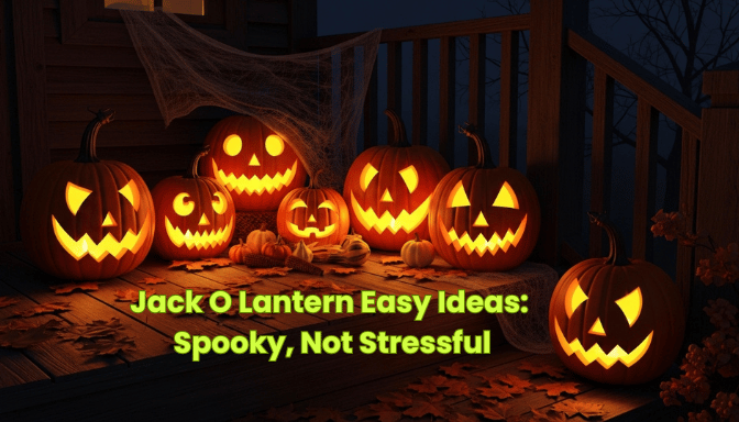 Jack O Lantern Easy Ideas: Spooky, Not Stressful
