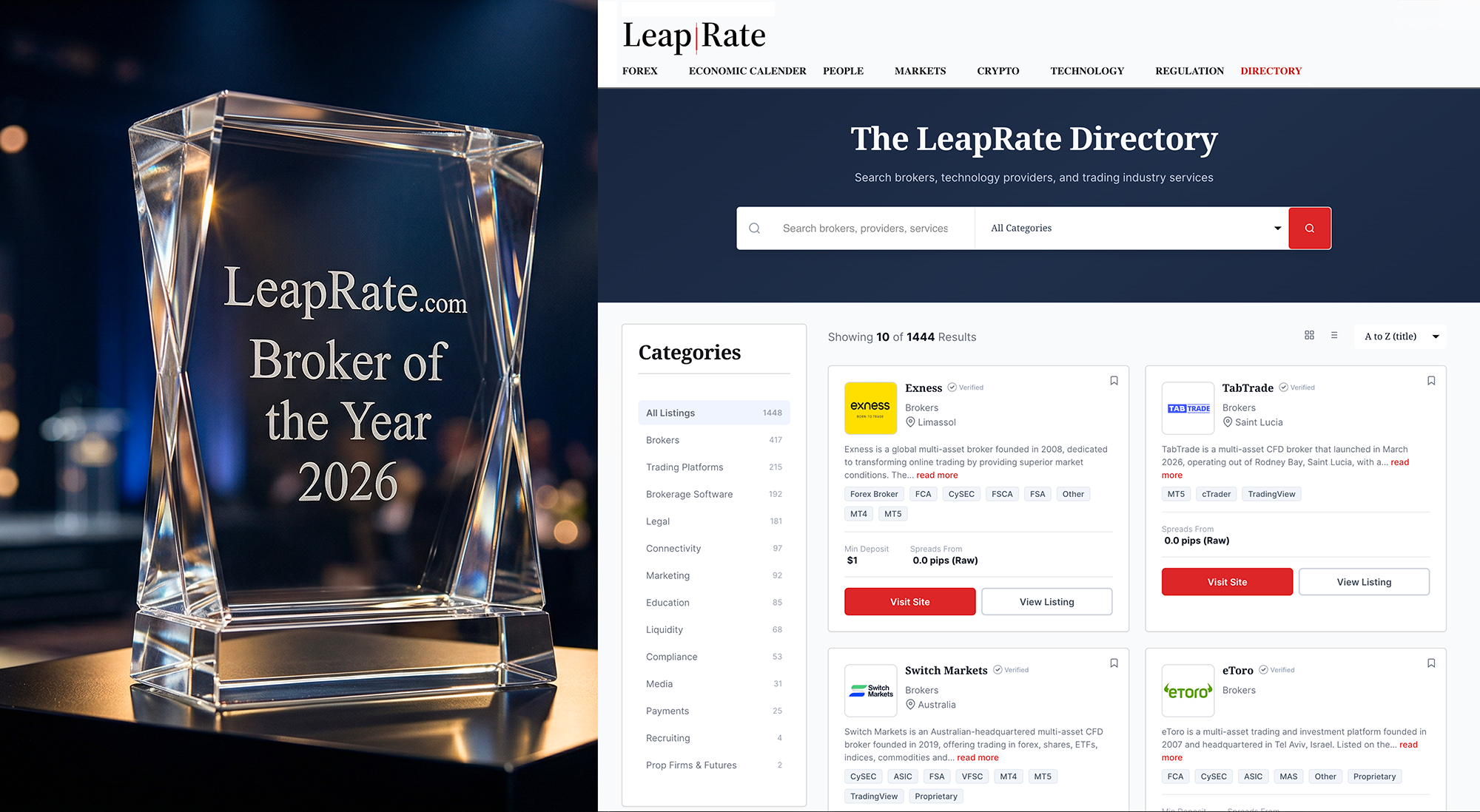 Leaprate Awards and Directory Relaunch