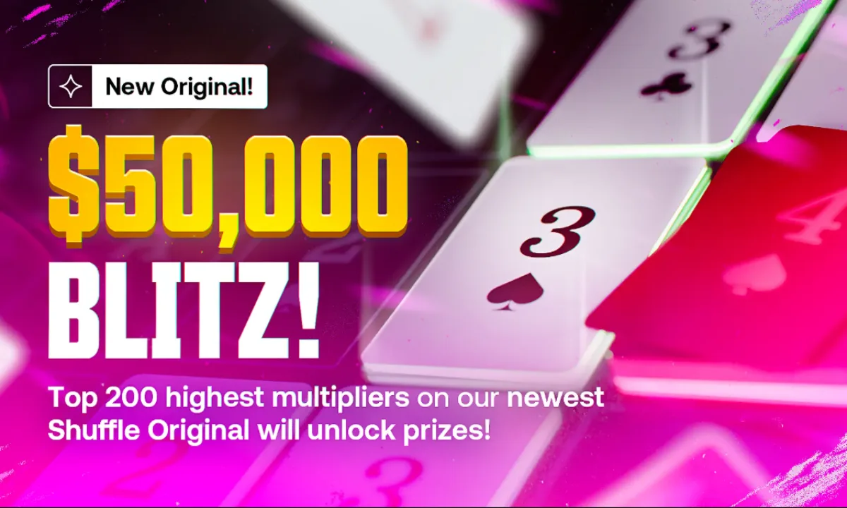 Shuffle Launches Blitz: With $50,000 Up for Grabs! | BitcoinChaser