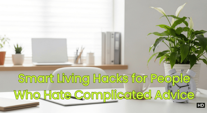 Smart Living Hacks for People Who Hate Complicated Advice