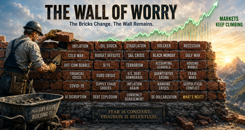 The Wall of Worry: Why Markets Keep Climbing While Investors Keep Panicking stock market wall of worry