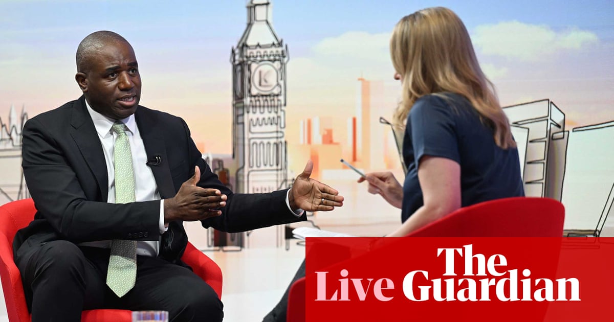 Lammy told JD Vance his remarks about Henry Nowak were ‘wrong’ – UK politics live