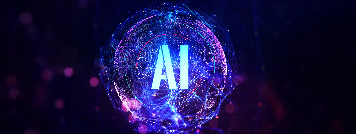 AI network - artificial intelligence banner
