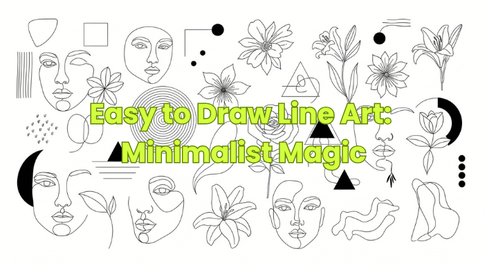 Easy to Draw Line Art: Minimalist Magic