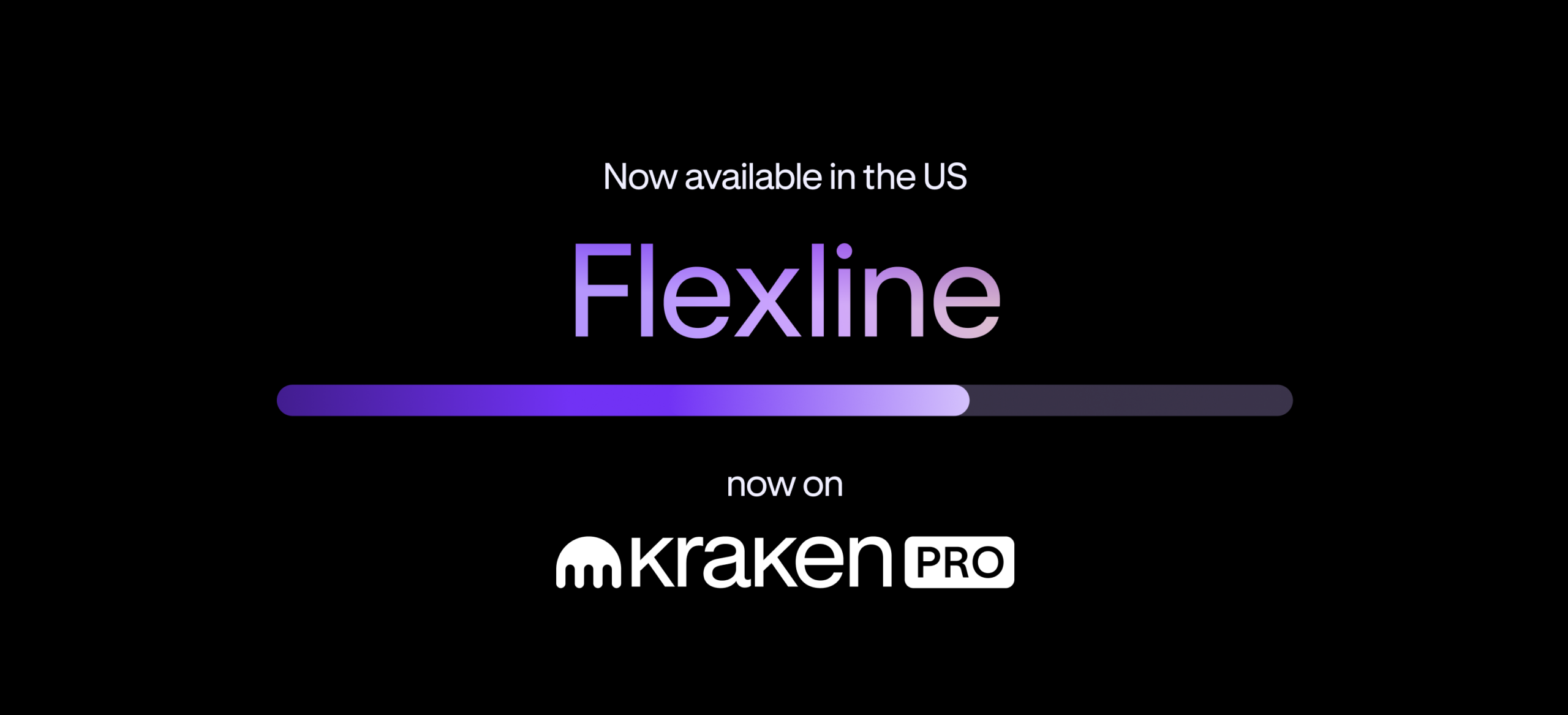 Kraken Flexline is now available to ECP-qualified US users