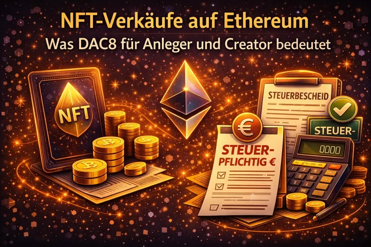 NFT Steuern 2026: Was DAC8 für Ethereum bedeutet