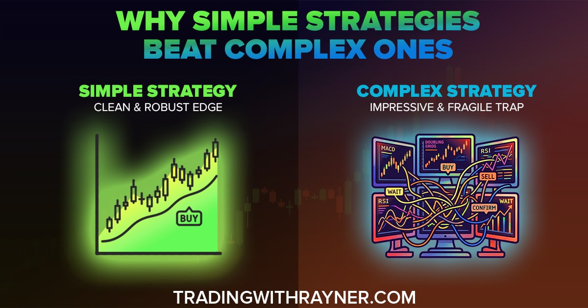 Why Simple Strategies Beat Complex Ones | TradingwithRayner
